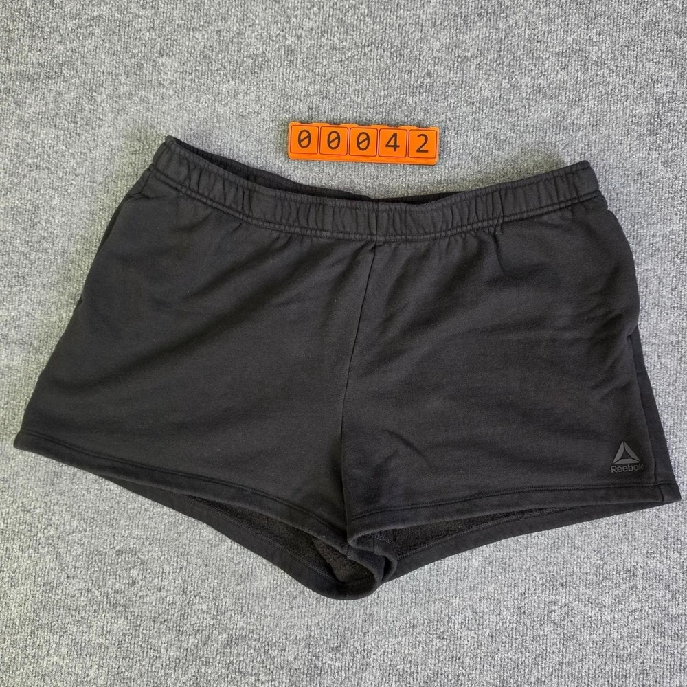Reebok black cotton & polyester shorts size XXL